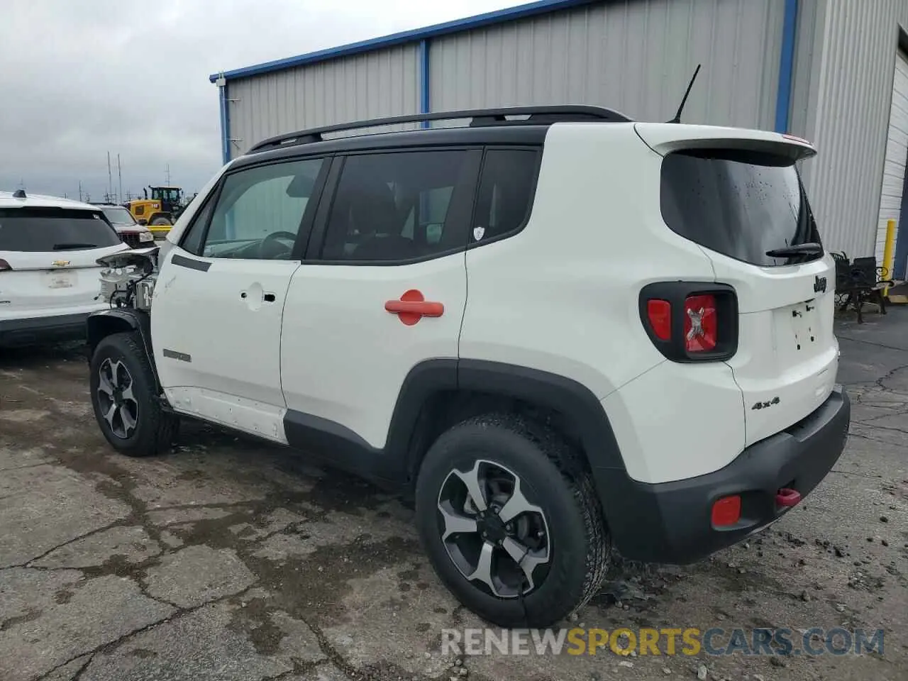 2 Photograph of a damaged car ZACNJDC11NPN68626 JEEP RENEGADE 2022