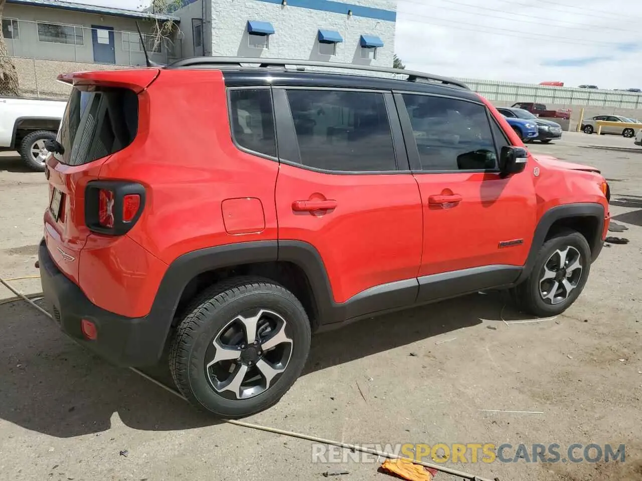 3 Photograph of a damaged car ZACNJDC11NPN99956 JEEP RENEGADE 2022