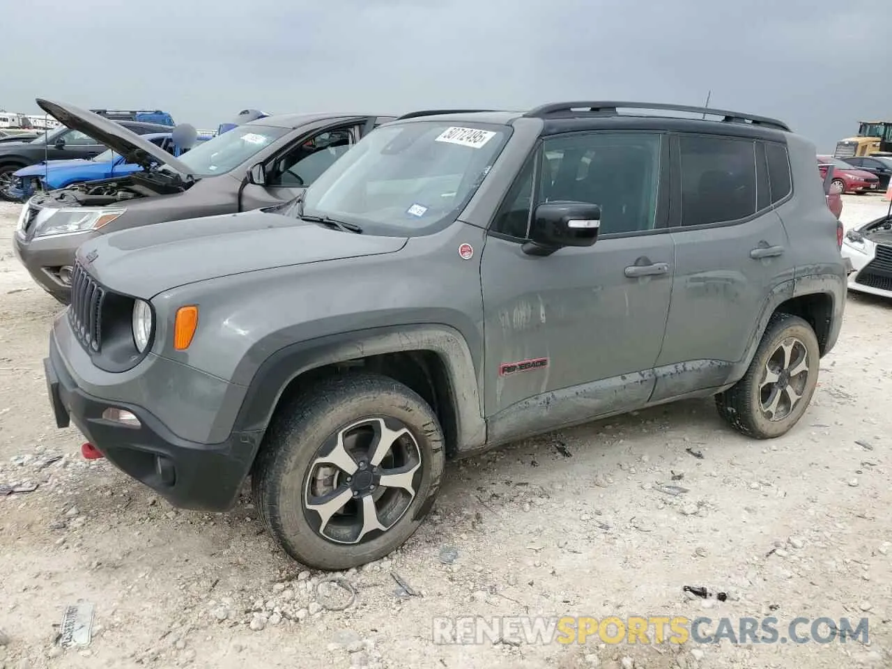 1 Photograph of a damaged car ZACNJDC14NPN63646 JEEP RENEGADE 2022