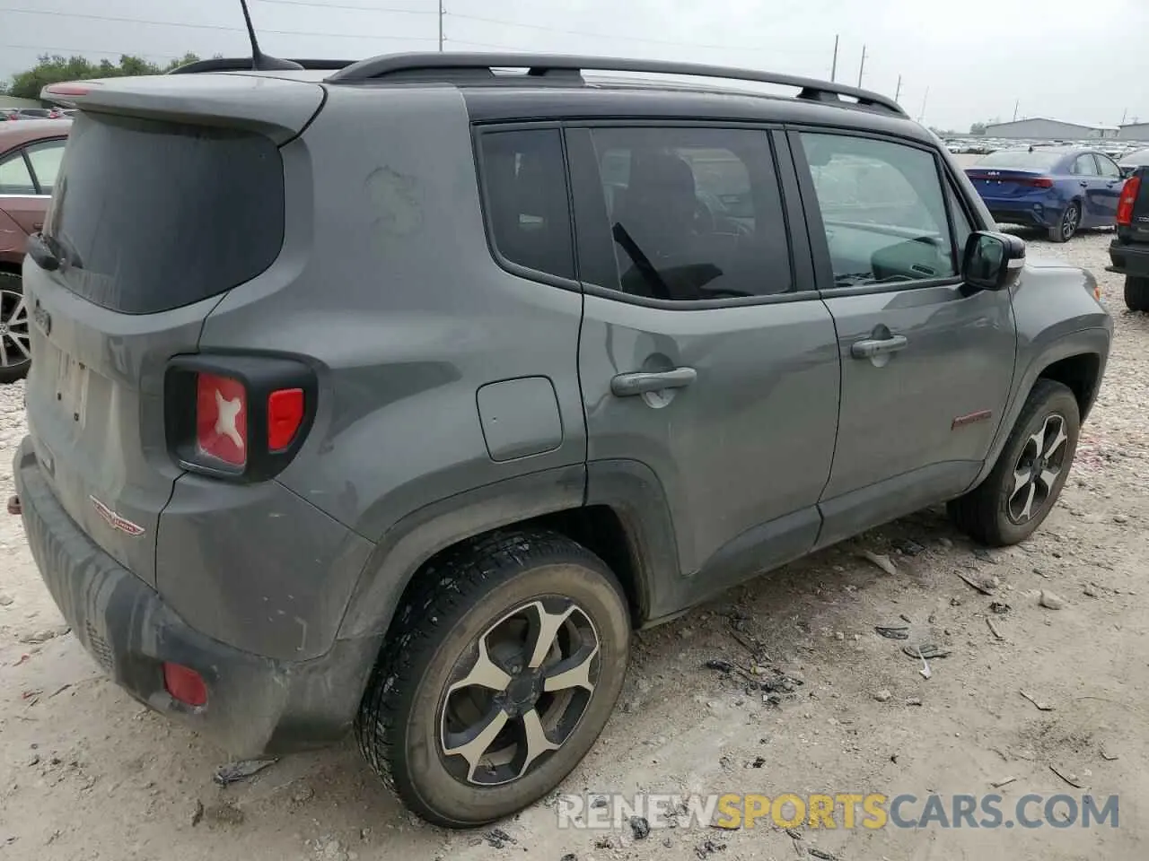 3 Photograph of a damaged car ZACNJDC14NPN63646 JEEP RENEGADE 2022