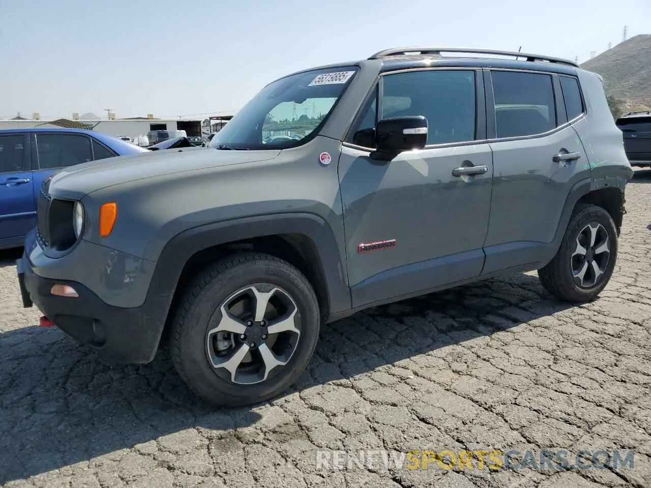 1 Photograph of a damaged car ZACNJDC17NPN80098 JEEP RENEGADE 2022