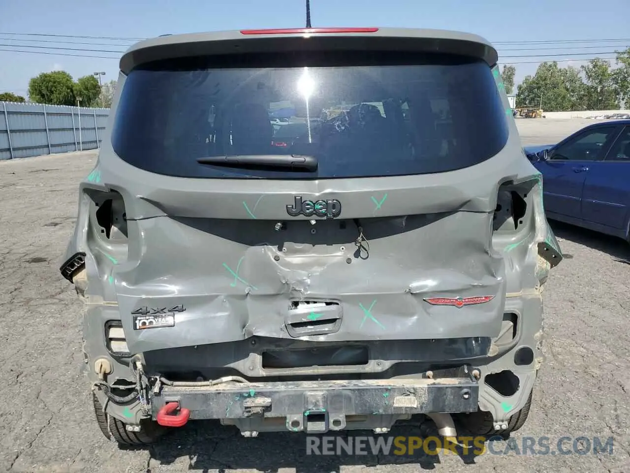 6 Photograph of a damaged car ZACNJDC17NPN80098 JEEP RENEGADE 2022