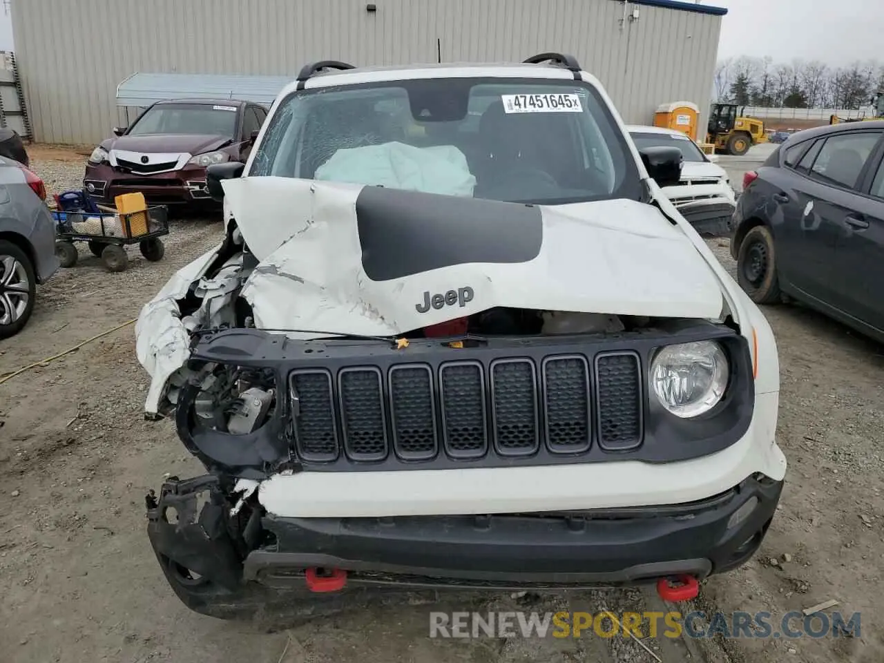 5 Photograph of a damaged car ZACNJDC1XNPN86915 JEEP RENEGADE 2022