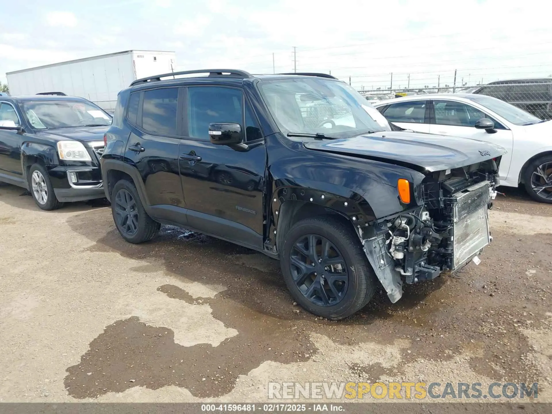 1 Photograph of a damaged car ZACNJDE19NPN46743 JEEP RENEGADE 2022