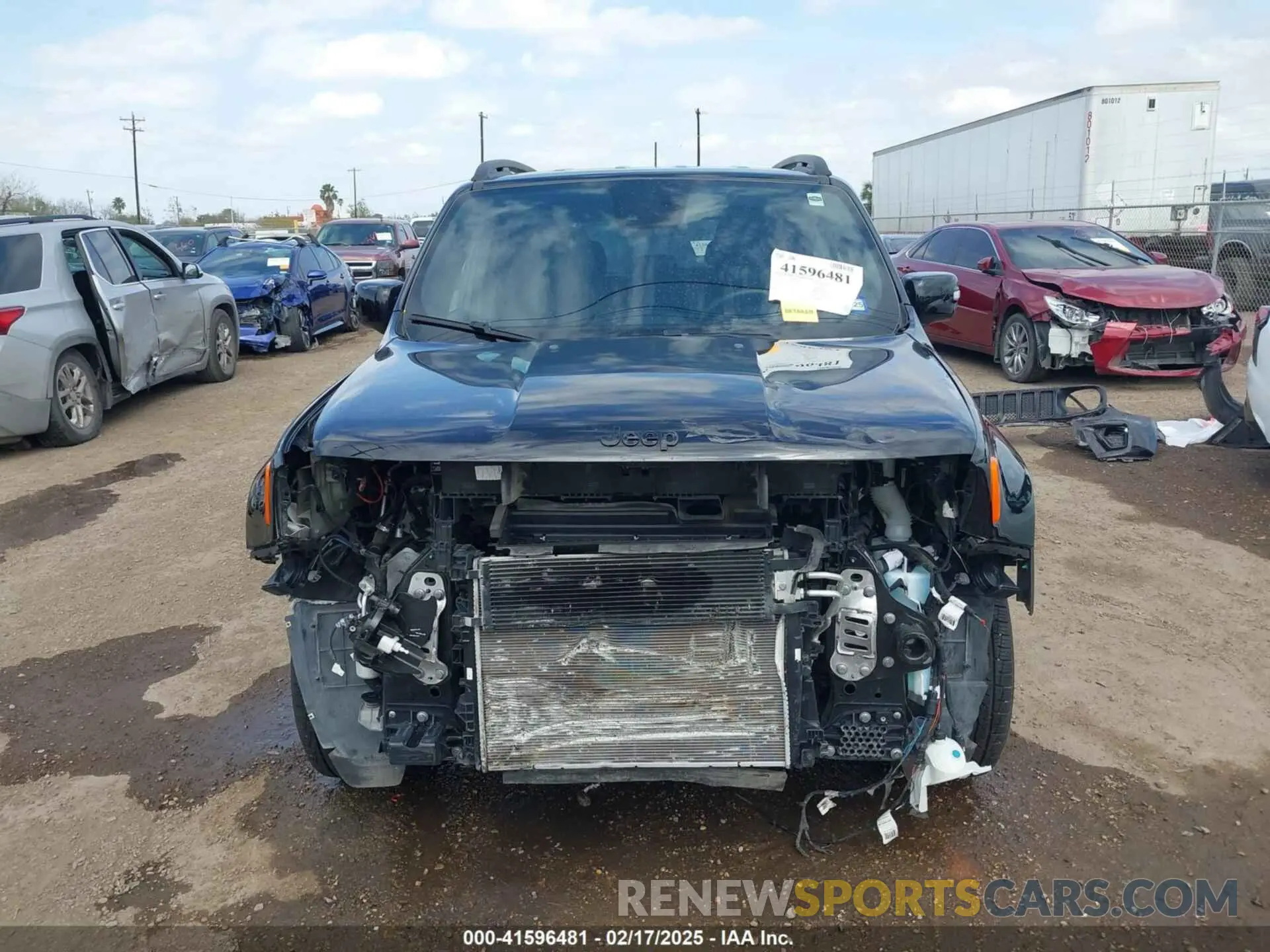 13 Photograph of a damaged car ZACNJDE19NPN46743 JEEP RENEGADE 2022