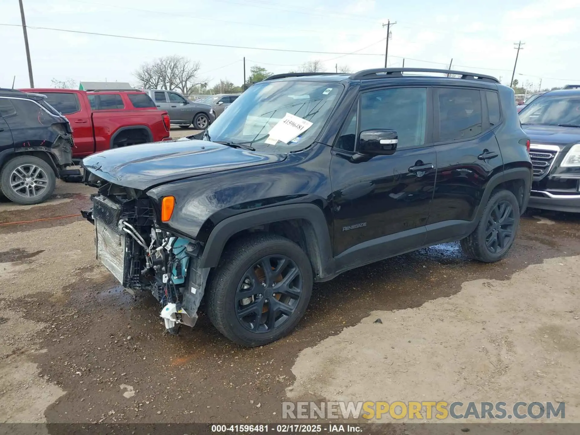 2 Photograph of a damaged car ZACNJDE19NPN46743 JEEP RENEGADE 2022