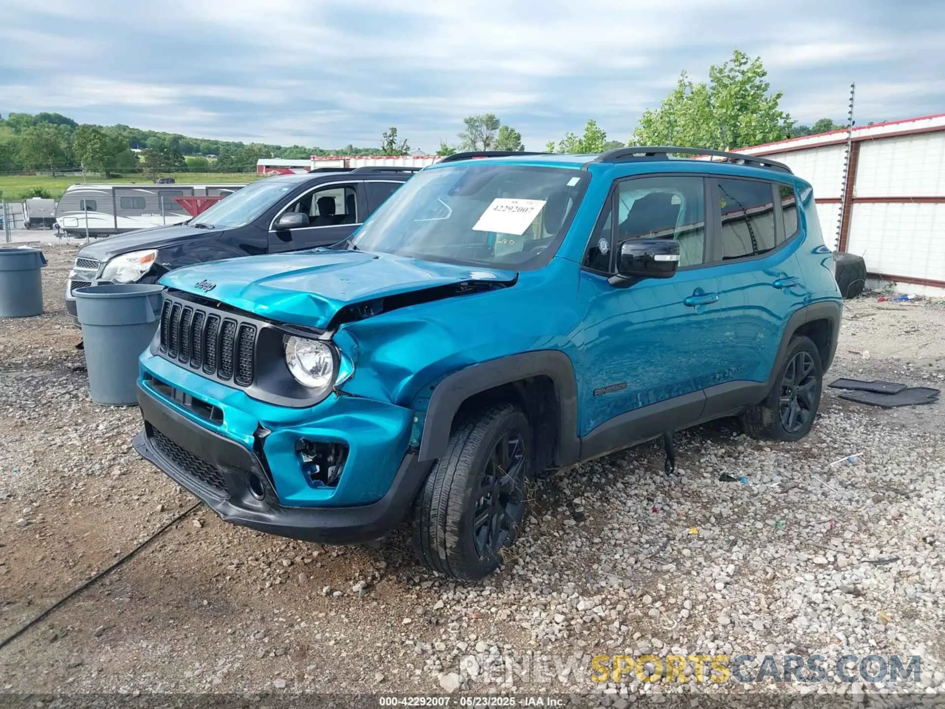 2 Photograph of a damaged car ZACNJDE1XNPN68198 JEEP RENEGADE 2022