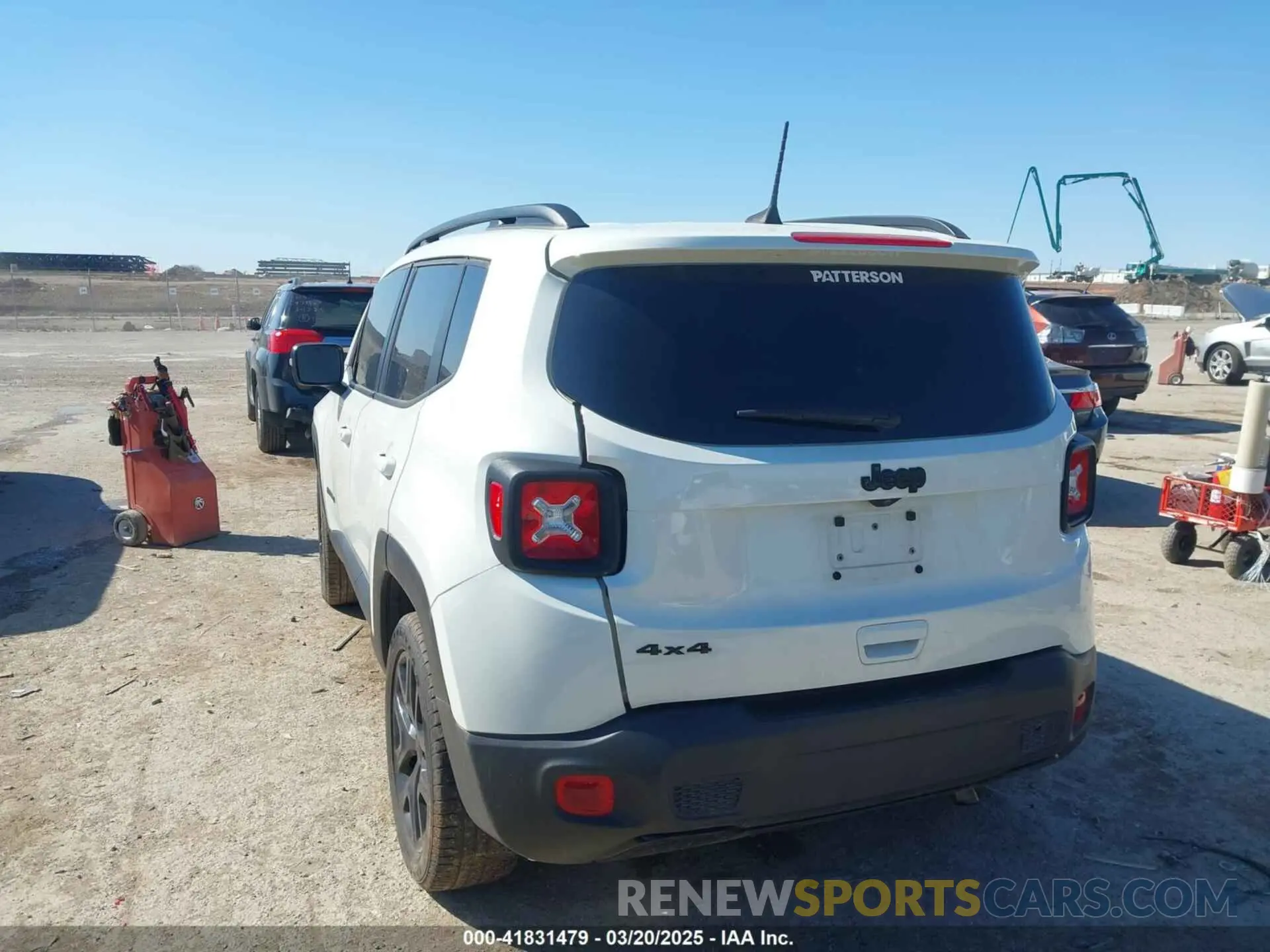 3 Photograph of a damaged car ZACNJDE1XNPN71389 JEEP RENEGADE 2022
