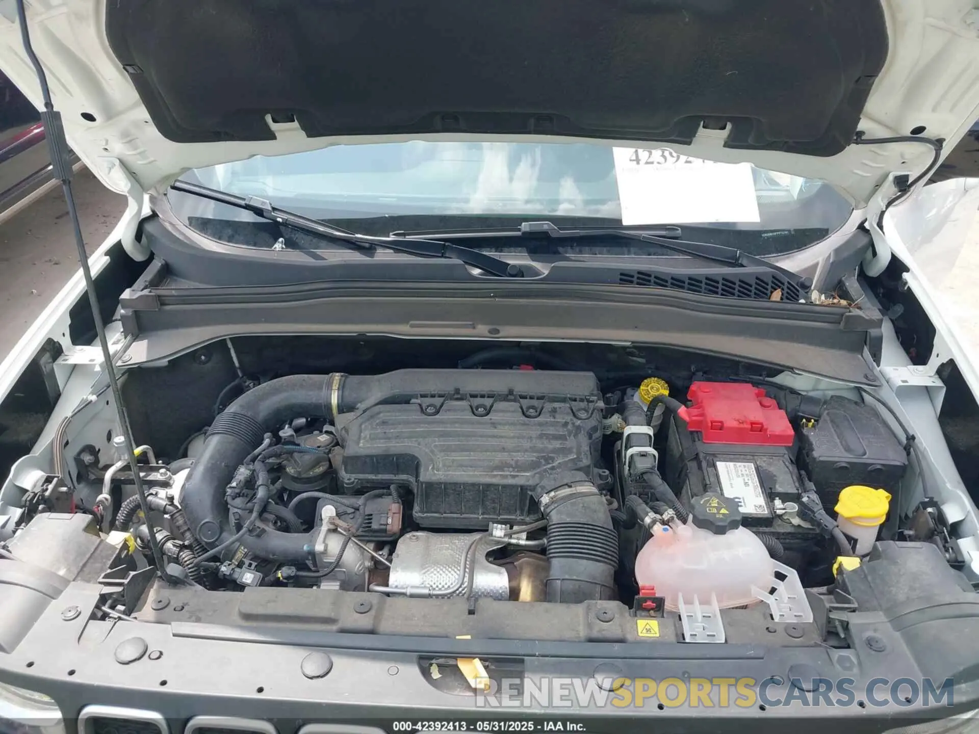 10 Photograph of a damaged car ZACNJDB10PPP72791 JEEP RENEGADE 2023