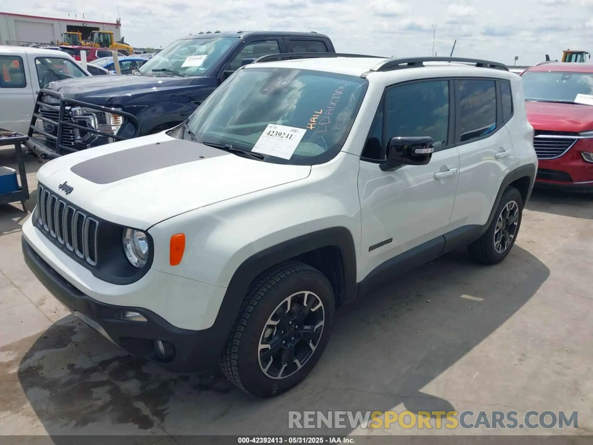 2 Photograph of a damaged car ZACNJDB10PPP72791 JEEP RENEGADE 2023