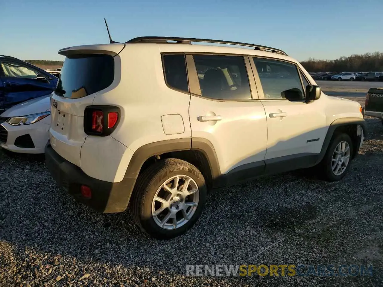 3 Photograph of a damaged car ZACNJDB11PPP23194 JEEP RENEGADE 2023