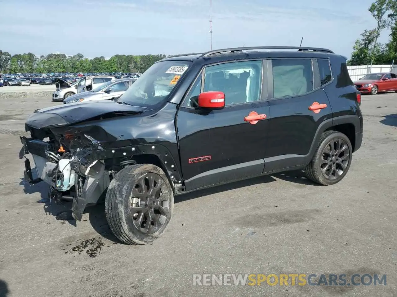 1 Photograph of a damaged car ZACNJDB12PPP26797 JEEP RENEGADE 2023