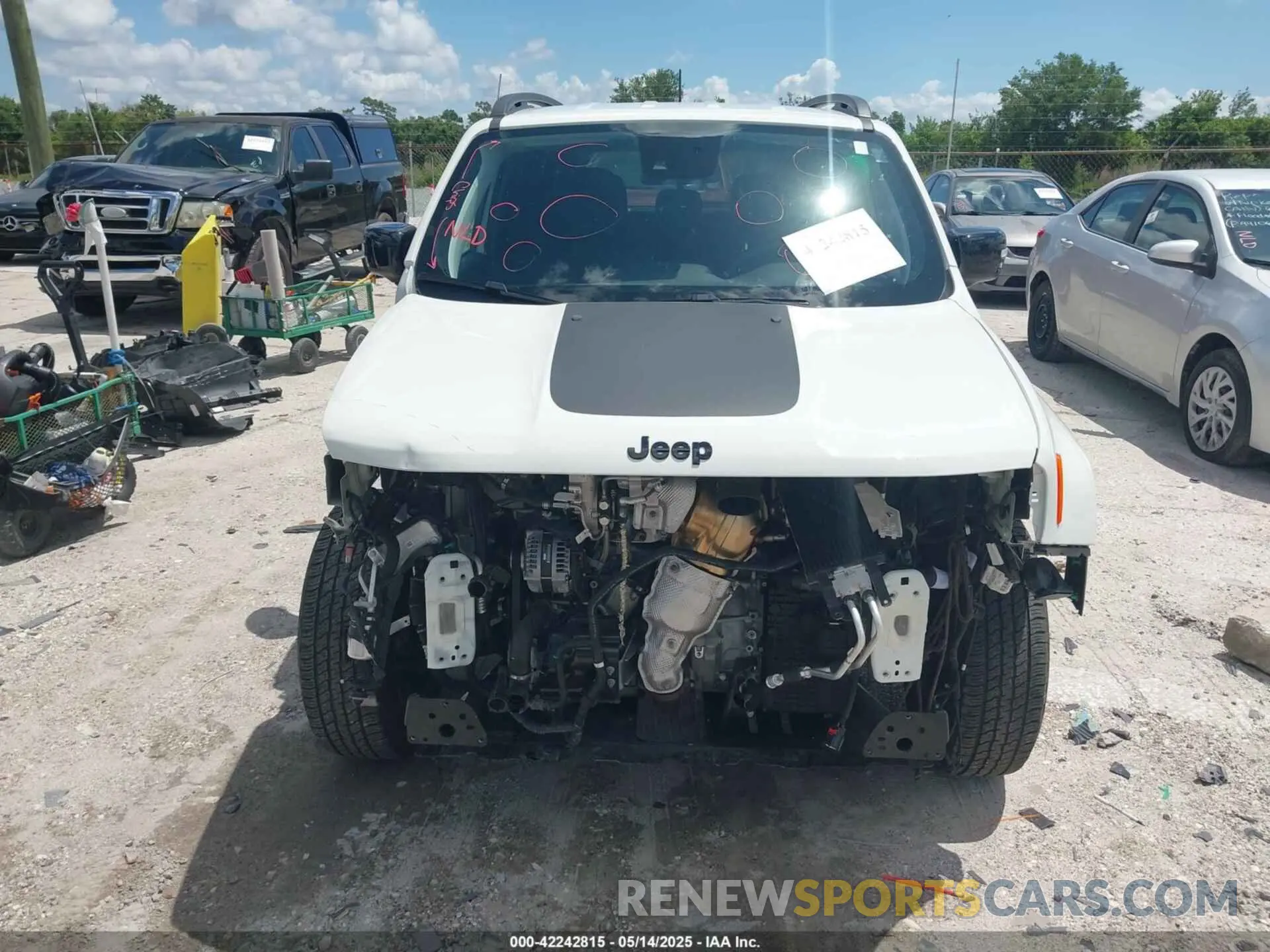 13 Photograph of a damaged car ZACNJDB12PPP39095 JEEP RENEGADE 2023
