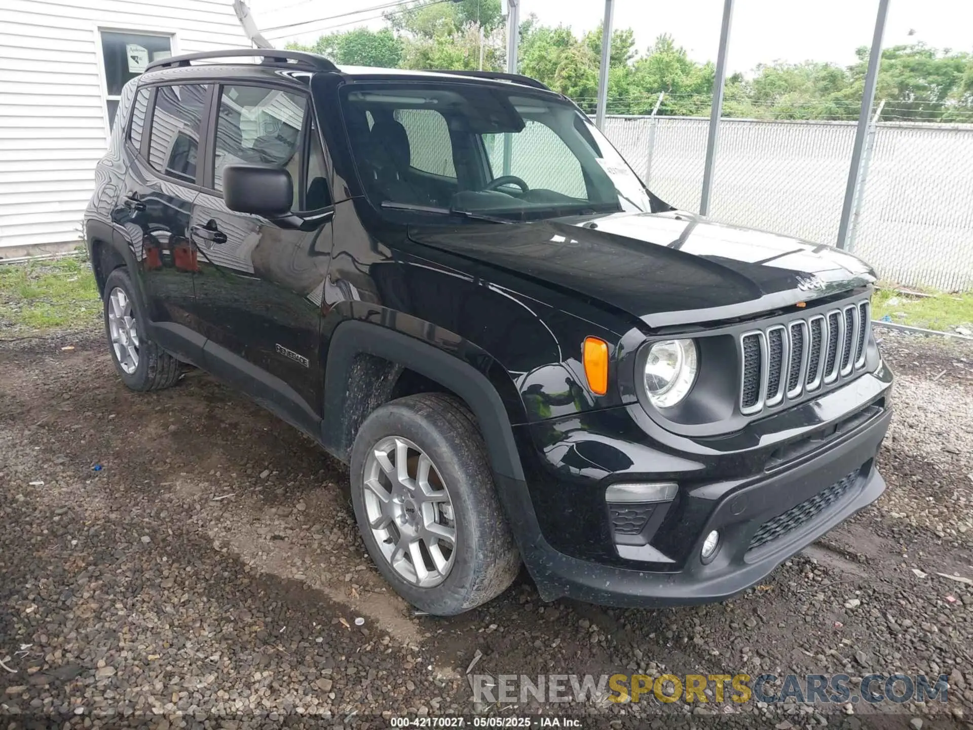 1 Photograph of a damaged car ZACNJDB12PPP61730 JEEP RENEGADE 2023