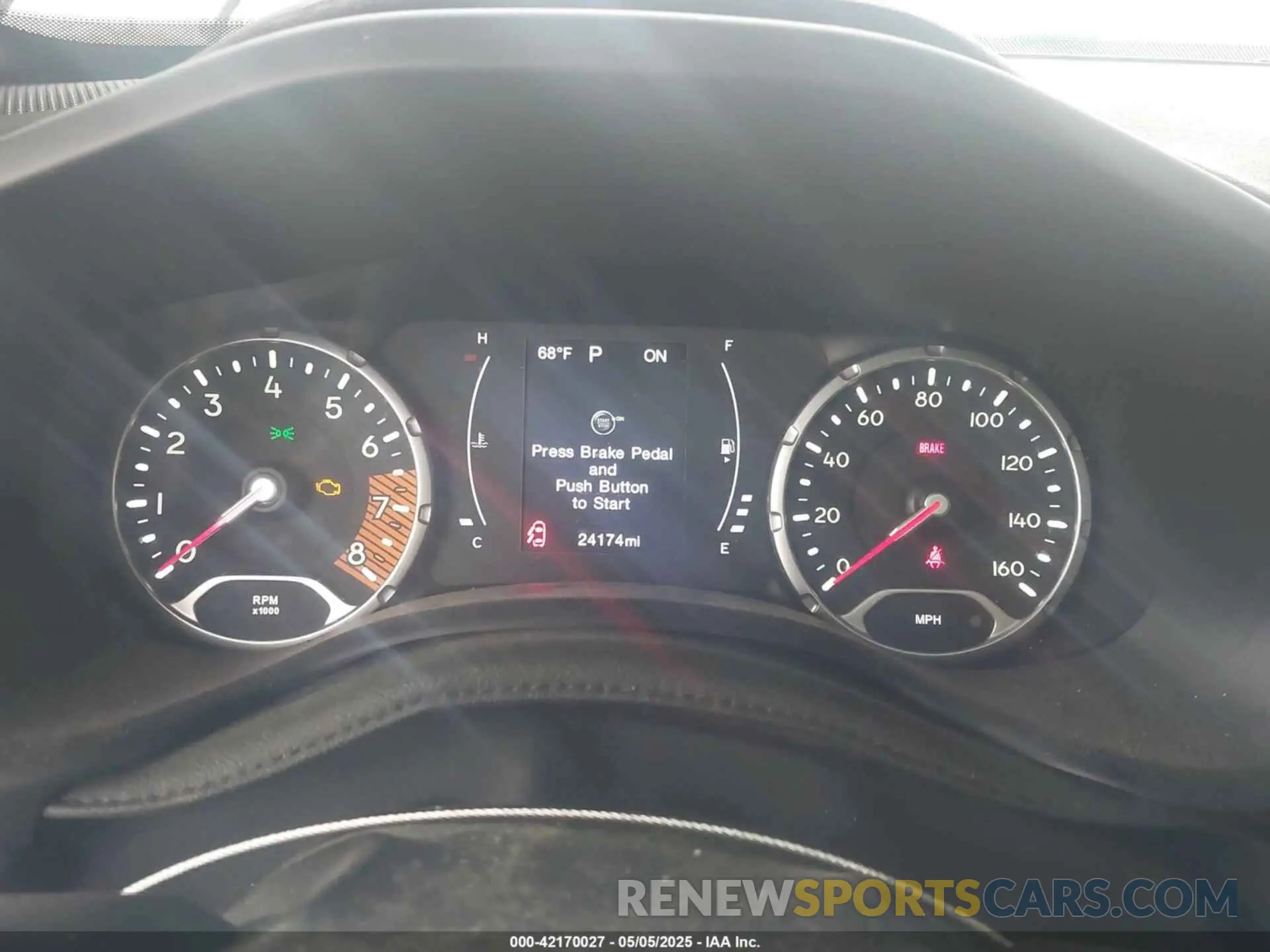 7 Photograph of a damaged car ZACNJDB12PPP61730 JEEP RENEGADE 2023