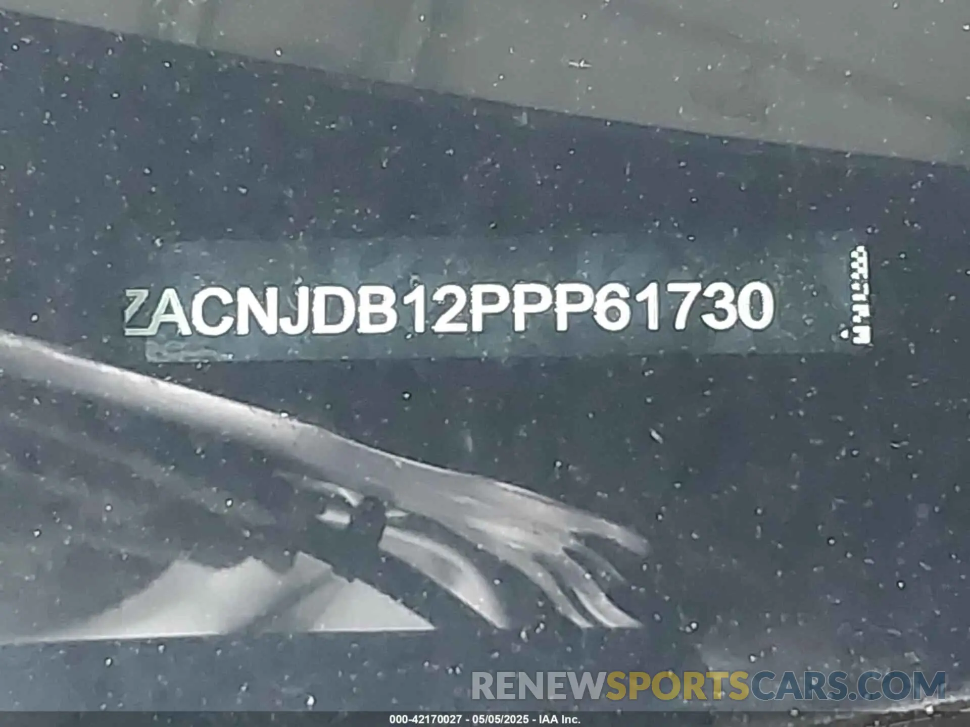 9 Photograph of a damaged car ZACNJDB12PPP61730 JEEP RENEGADE 2023