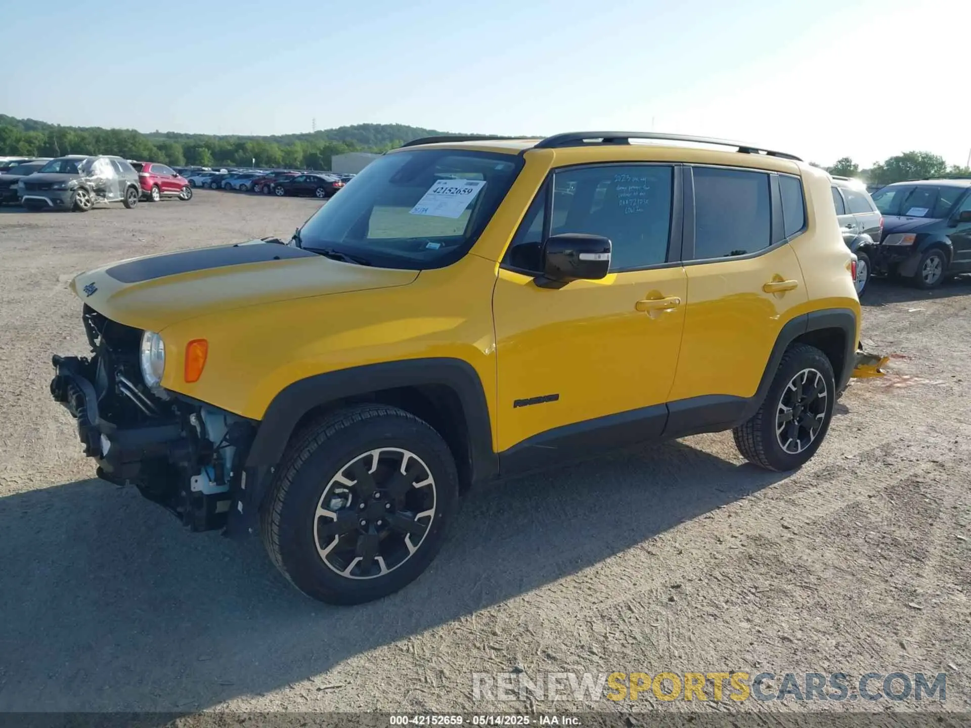 2 Photograph of a damaged car ZACNJDB12PPP64031 JEEP RENEGADE 2023