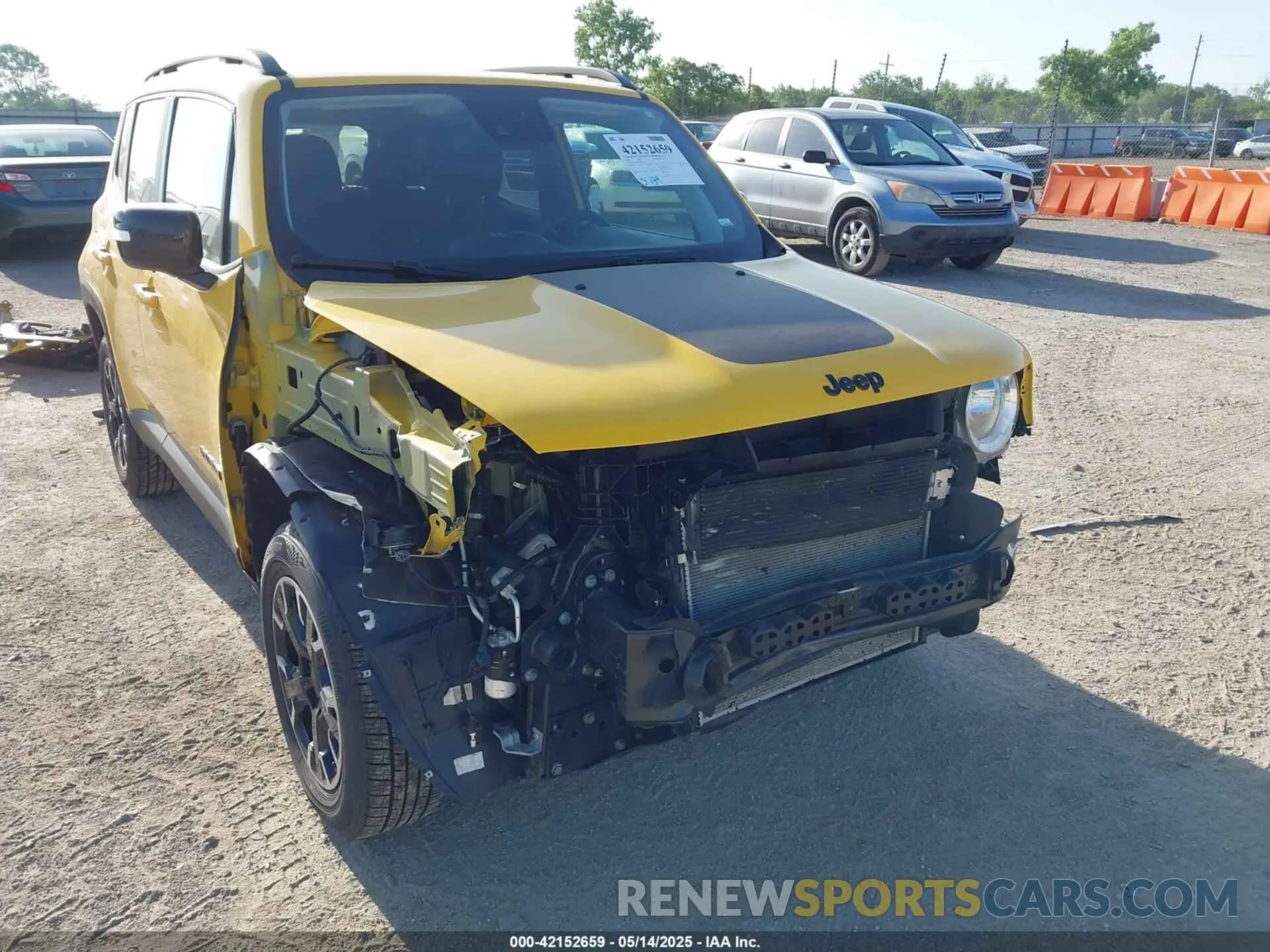 6 Photograph of a damaged car ZACNJDB12PPP64031 JEEP RENEGADE 2023