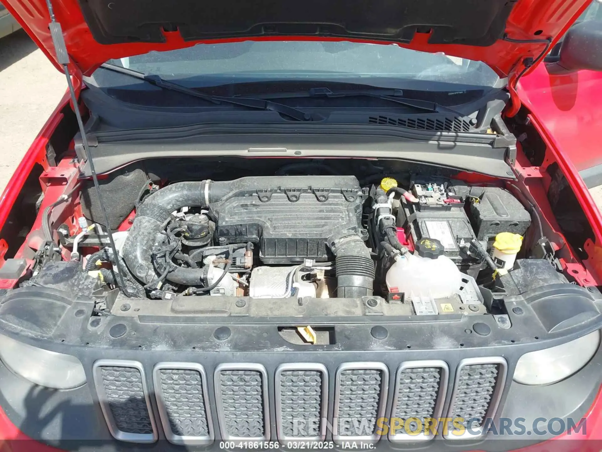 10 Photograph of a damaged car ZACNJDB12PPP70640 JEEP RENEGADE 2023