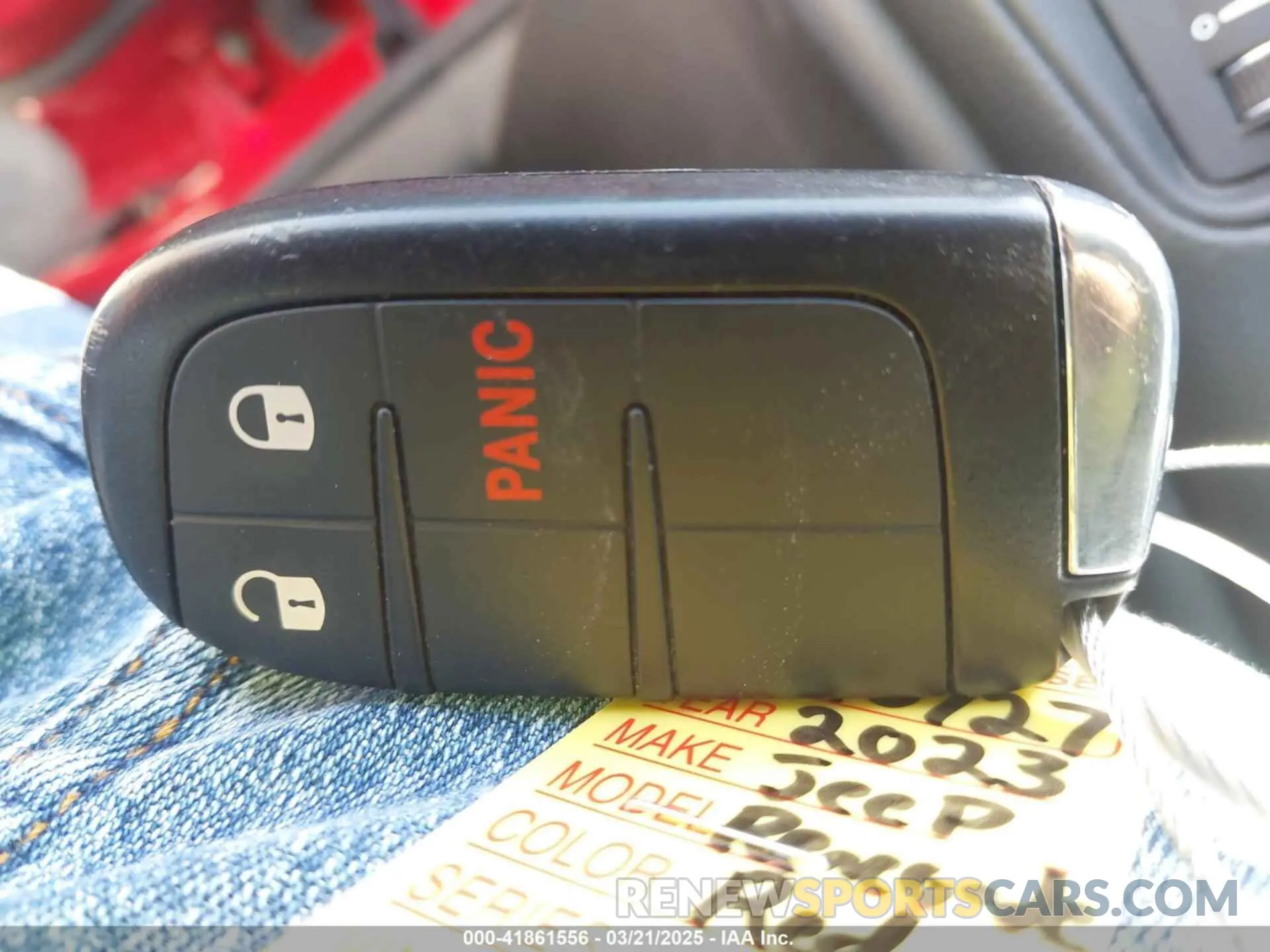 11 Photograph of a damaged car ZACNJDB12PPP70640 JEEP RENEGADE 2023