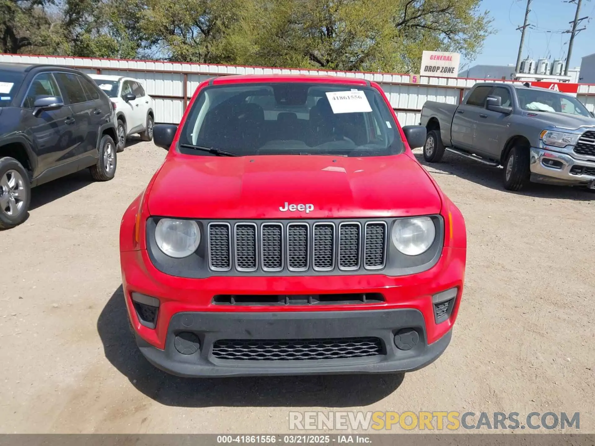 12 Photograph of a damaged car ZACNJDB12PPP70640 JEEP RENEGADE 2023