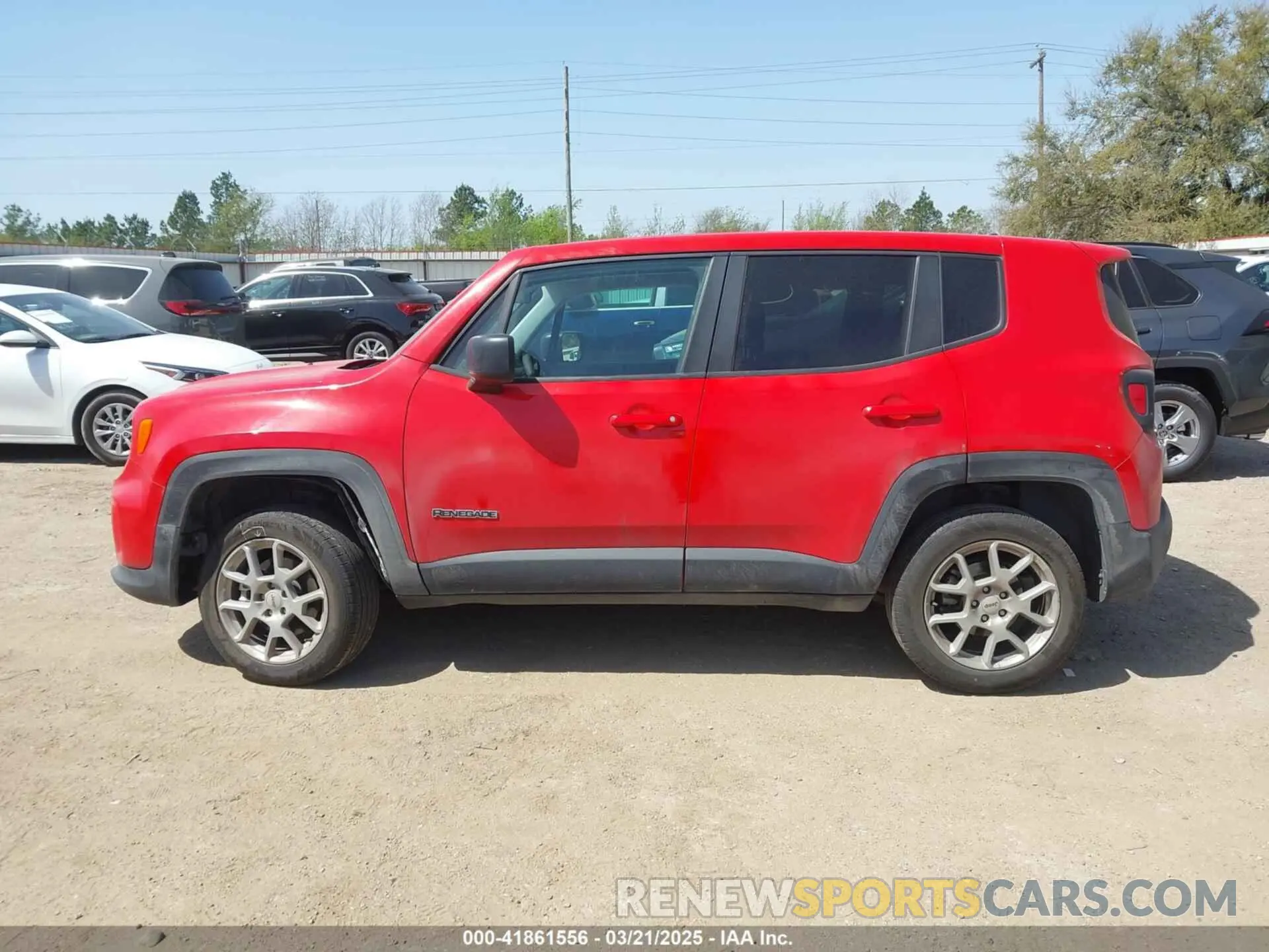 14 Photograph of a damaged car ZACNJDB12PPP70640 JEEP RENEGADE 2023