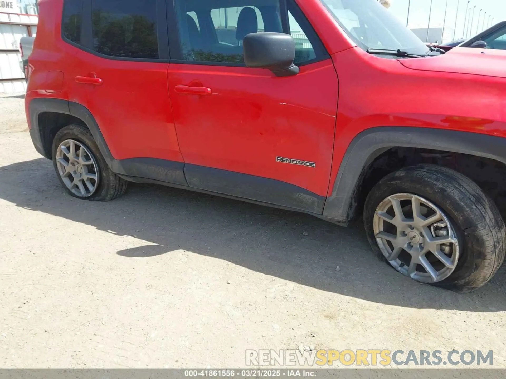 6 Photograph of a damaged car ZACNJDB12PPP70640 JEEP RENEGADE 2023