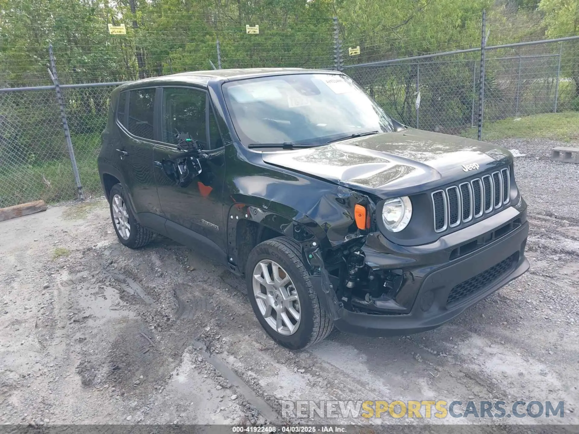 1 Photograph of a damaged car ZACNJDB12PPP72694 JEEP RENEGADE 2023