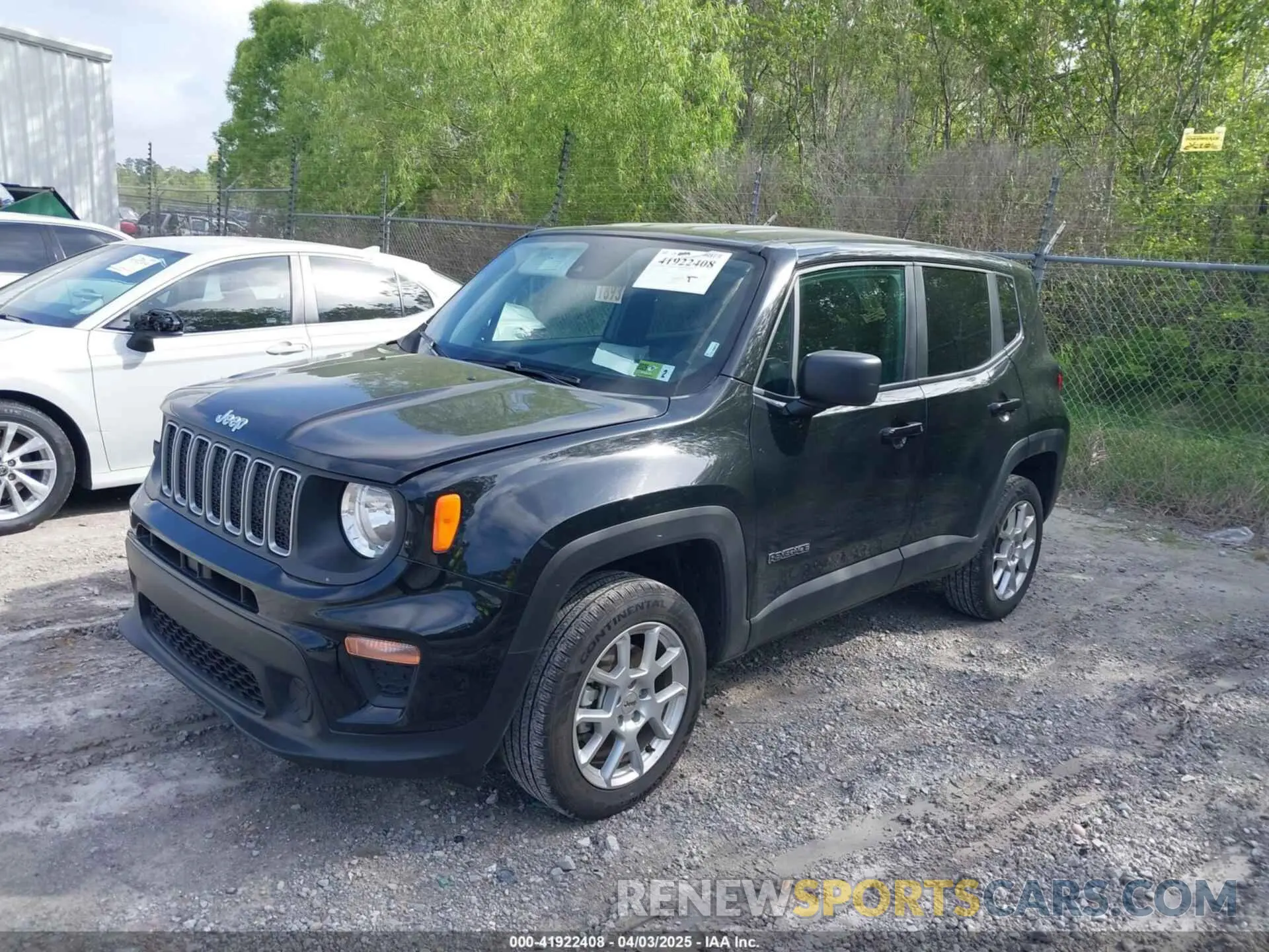 2 Photograph of a damaged car ZACNJDB12PPP72694 JEEP RENEGADE 2023