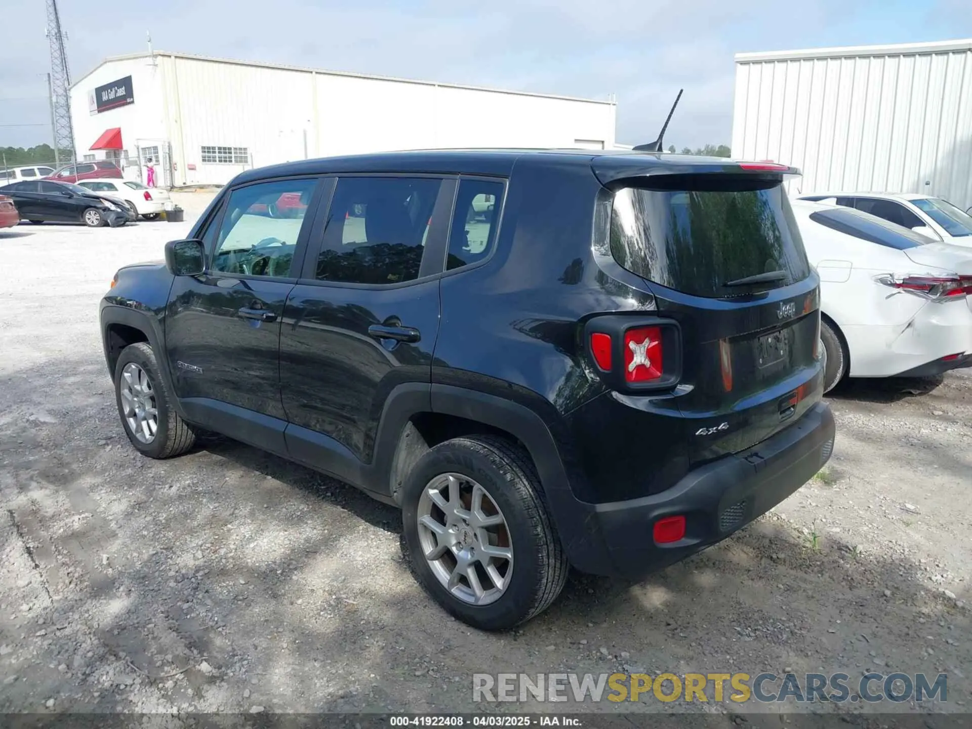 3 Photograph of a damaged car ZACNJDB12PPP72694 JEEP RENEGADE 2023