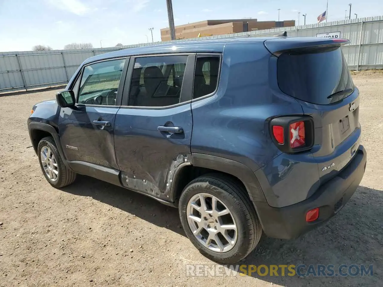 2 Photograph of a damaged car ZACNJDB12PPP72954 JEEP RENEGADE 2023