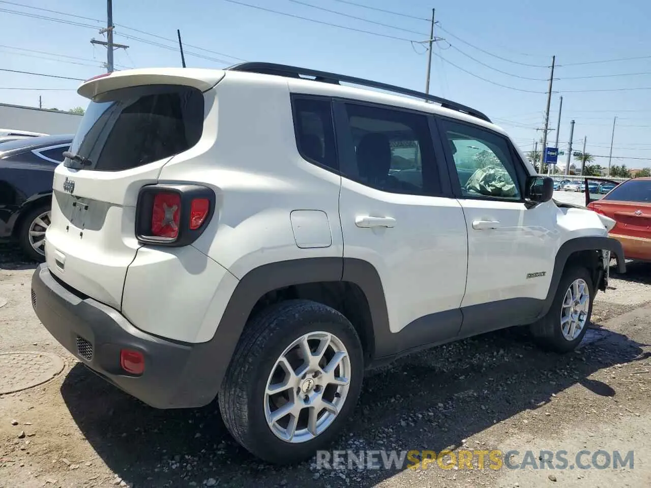 3 Photograph of a damaged car ZACNJDB13PPP25545 JEEP RENEGADE 2023