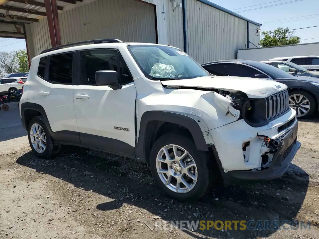 4 Photograph of a damaged car ZACNJDB13PPP25545 JEEP RENEGADE 2023