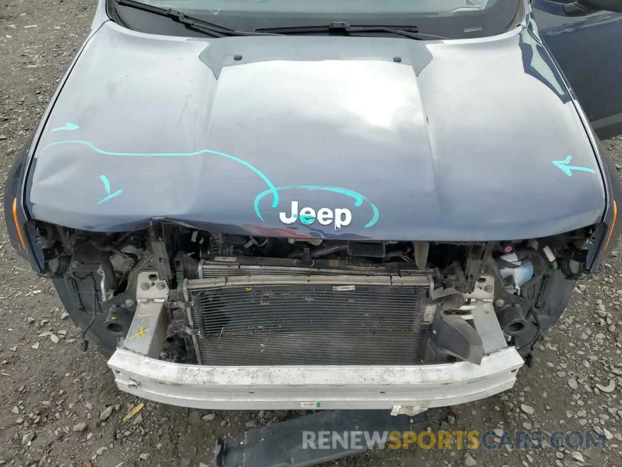 12 Photograph of a damaged car ZACNJDB13PPP31264 JEEP RENEGADE 2023