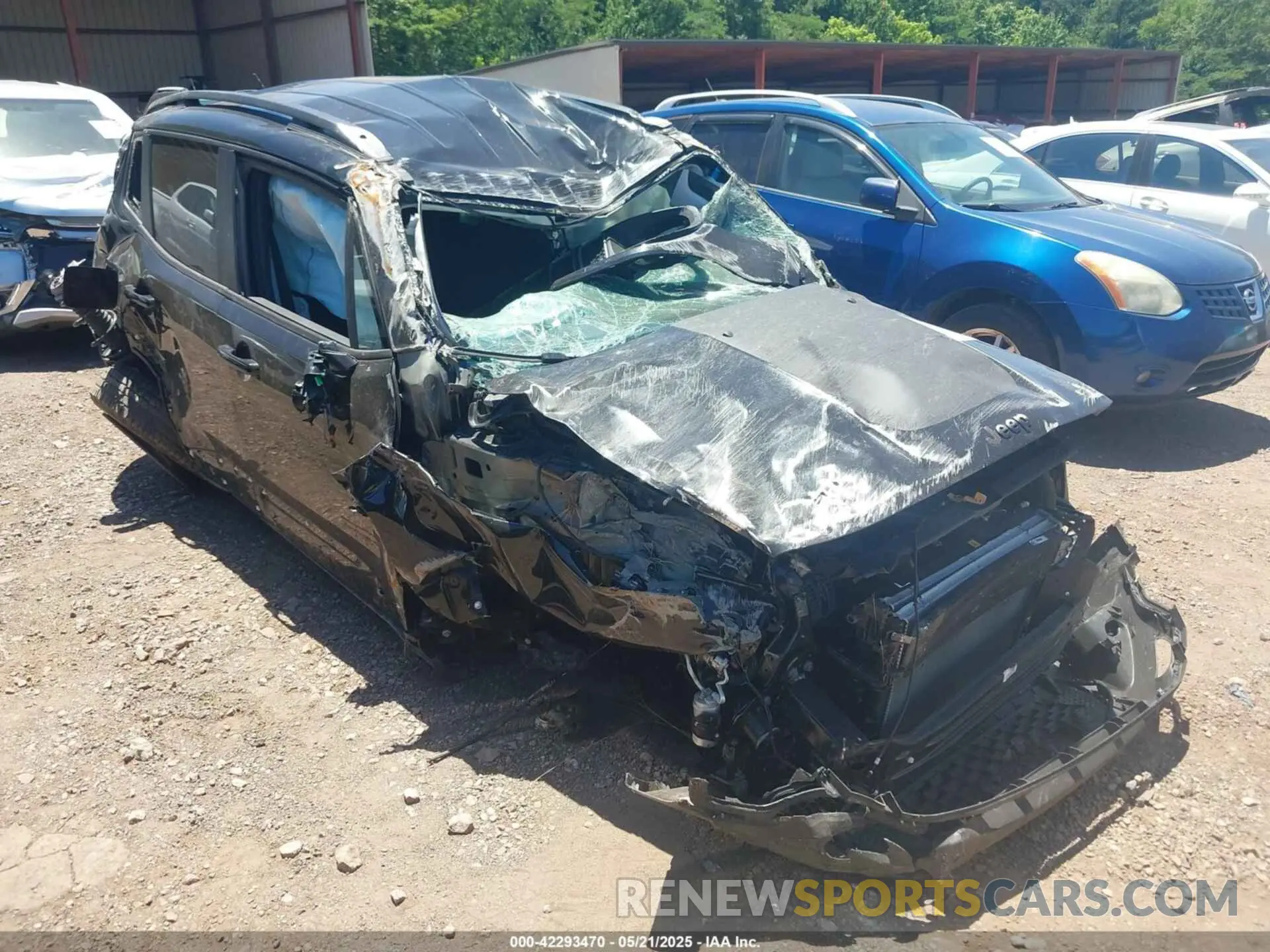 1 Photograph of a damaged car ZACNJDB13PPP69738 JEEP RENEGADE 2023