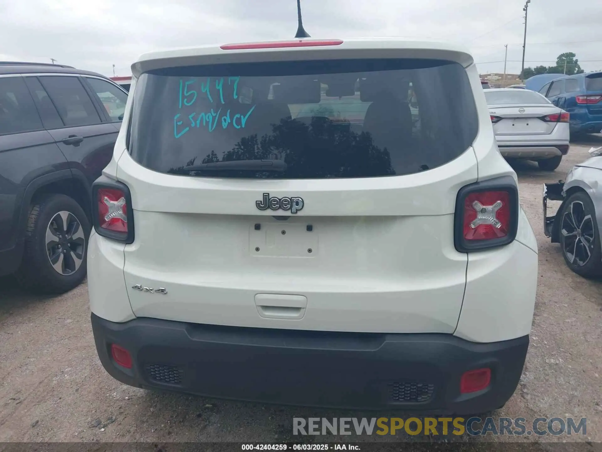 16 Photograph of a damaged car ZACNJDB13PPP72672 JEEP RENEGADE 2023