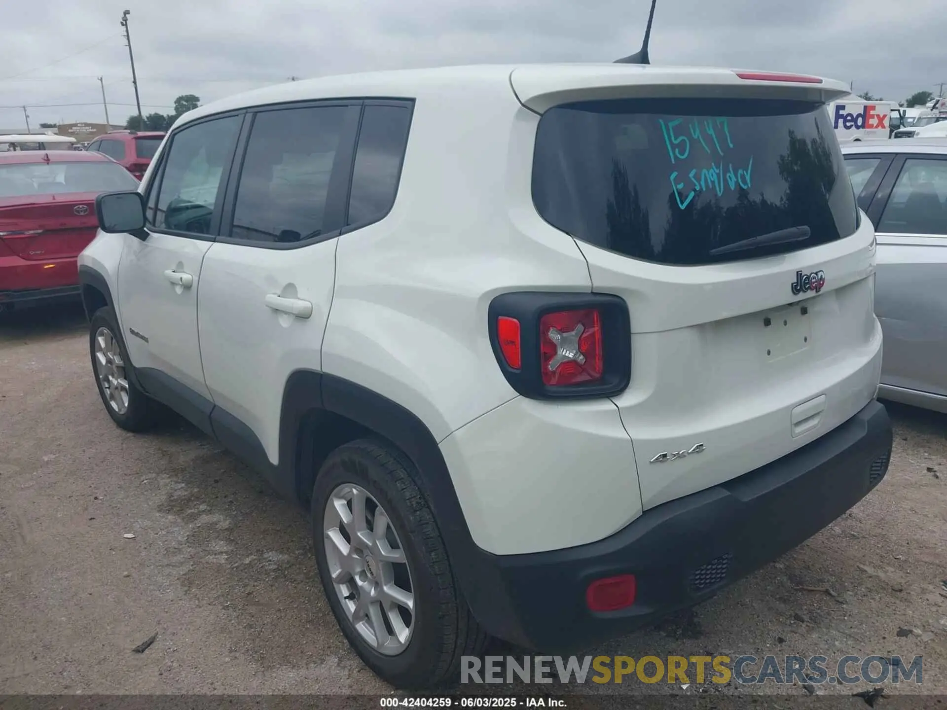 3 Photograph of a damaged car ZACNJDB13PPP72672 JEEP RENEGADE 2023
