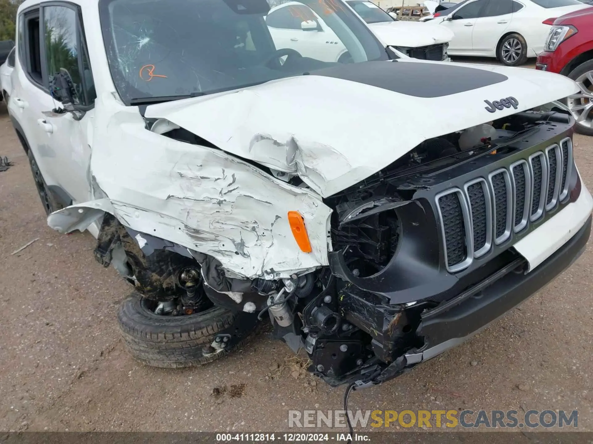 1 Photograph of a damaged car ZACNJDB14PPP34402 JEEP RENEGADE 2023