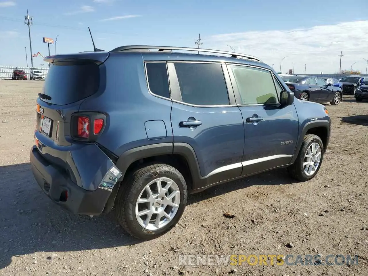 3 Photograph of a damaged car ZACNJDB15PPP38913 JEEP RENEGADE 2023