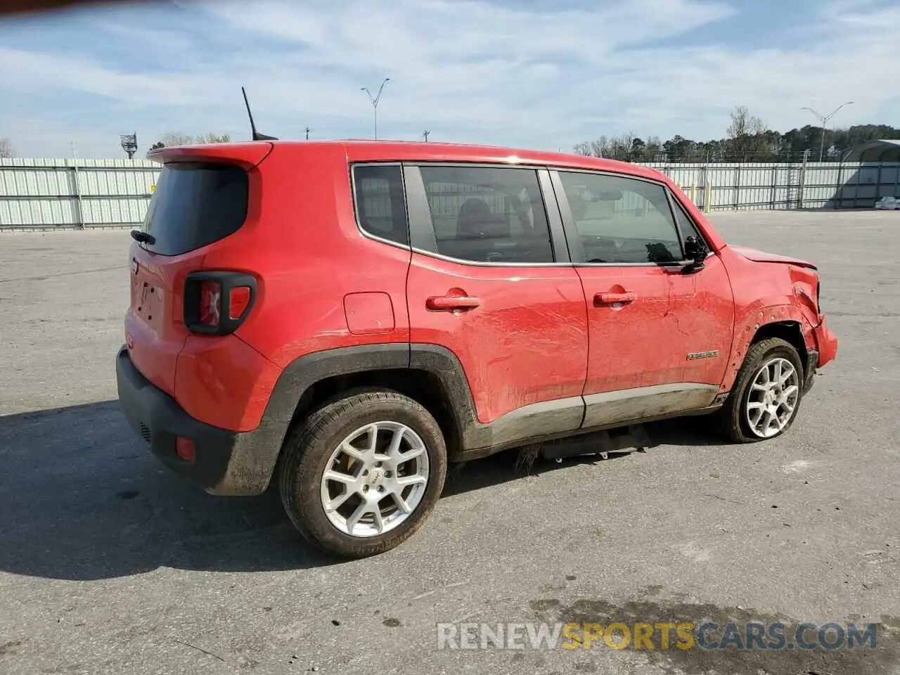3 Photograph of a damaged car ZACNJDB15PPP61804 JEEP RENEGADE 2023