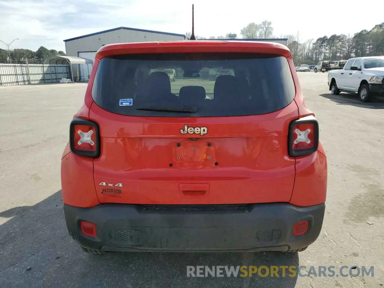 6 Photograph of a damaged car ZACNJDB15PPP61804 JEEP RENEGADE 2023