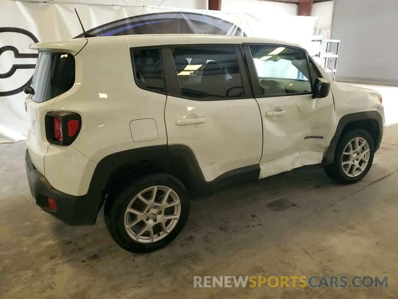 3 Photograph of a damaged car ZACNJDB15PPP63553 JEEP RENEGADE 2023