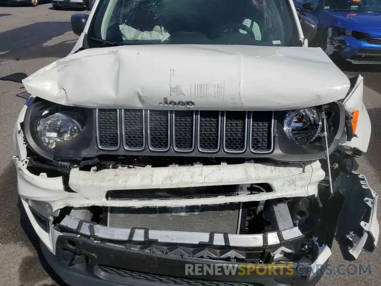 14 Photograph of a damaged car ZACNJDB15PPP69790 JEEP RENEGADE 2023