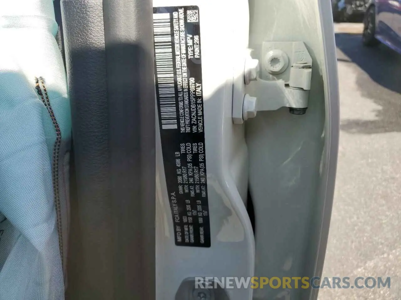 15 Photograph of a damaged car ZACNJDB15PPP69790 JEEP RENEGADE 2023