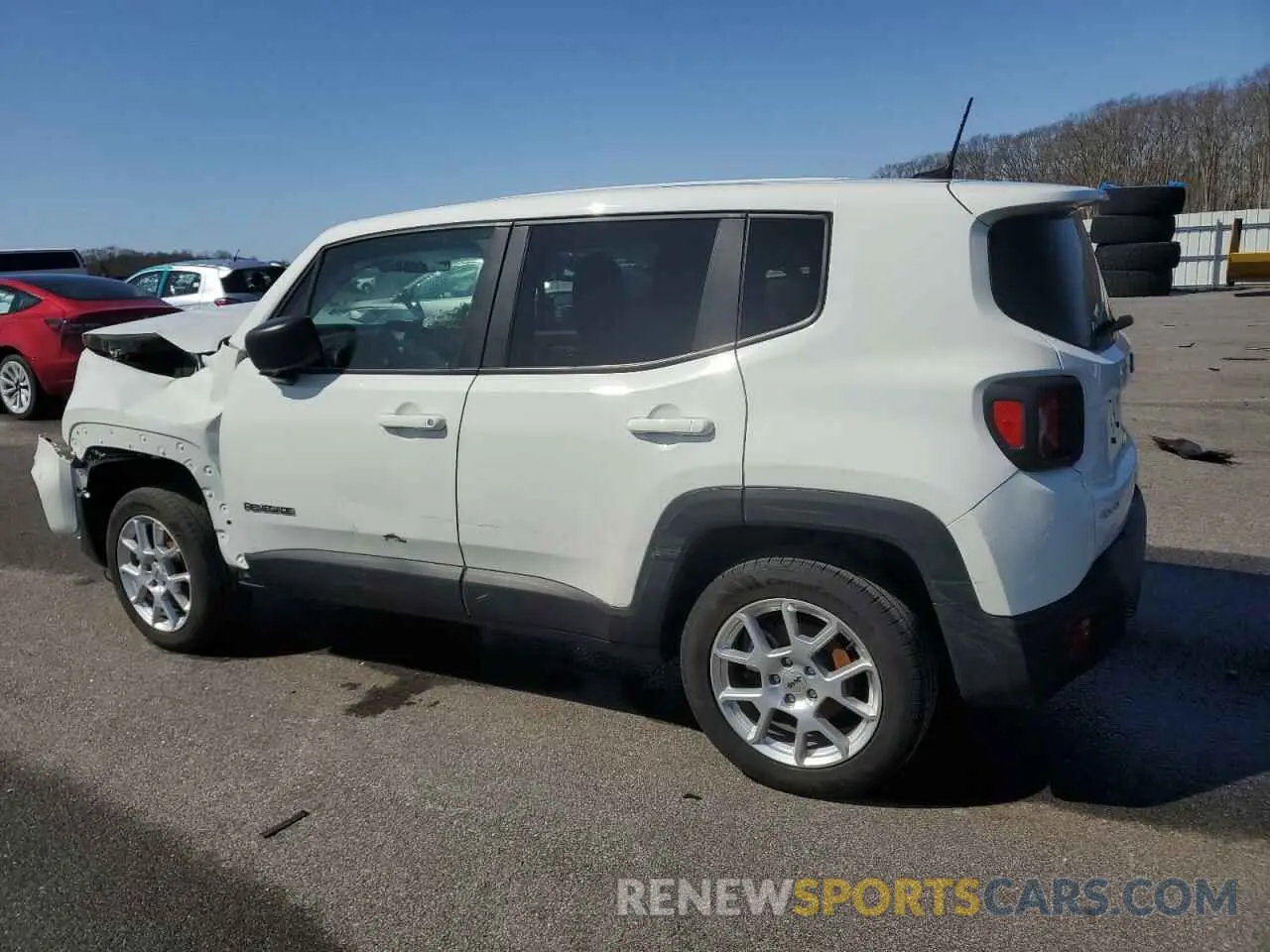 2 Photograph of a damaged car ZACNJDB15PPP69790 JEEP RENEGADE 2023