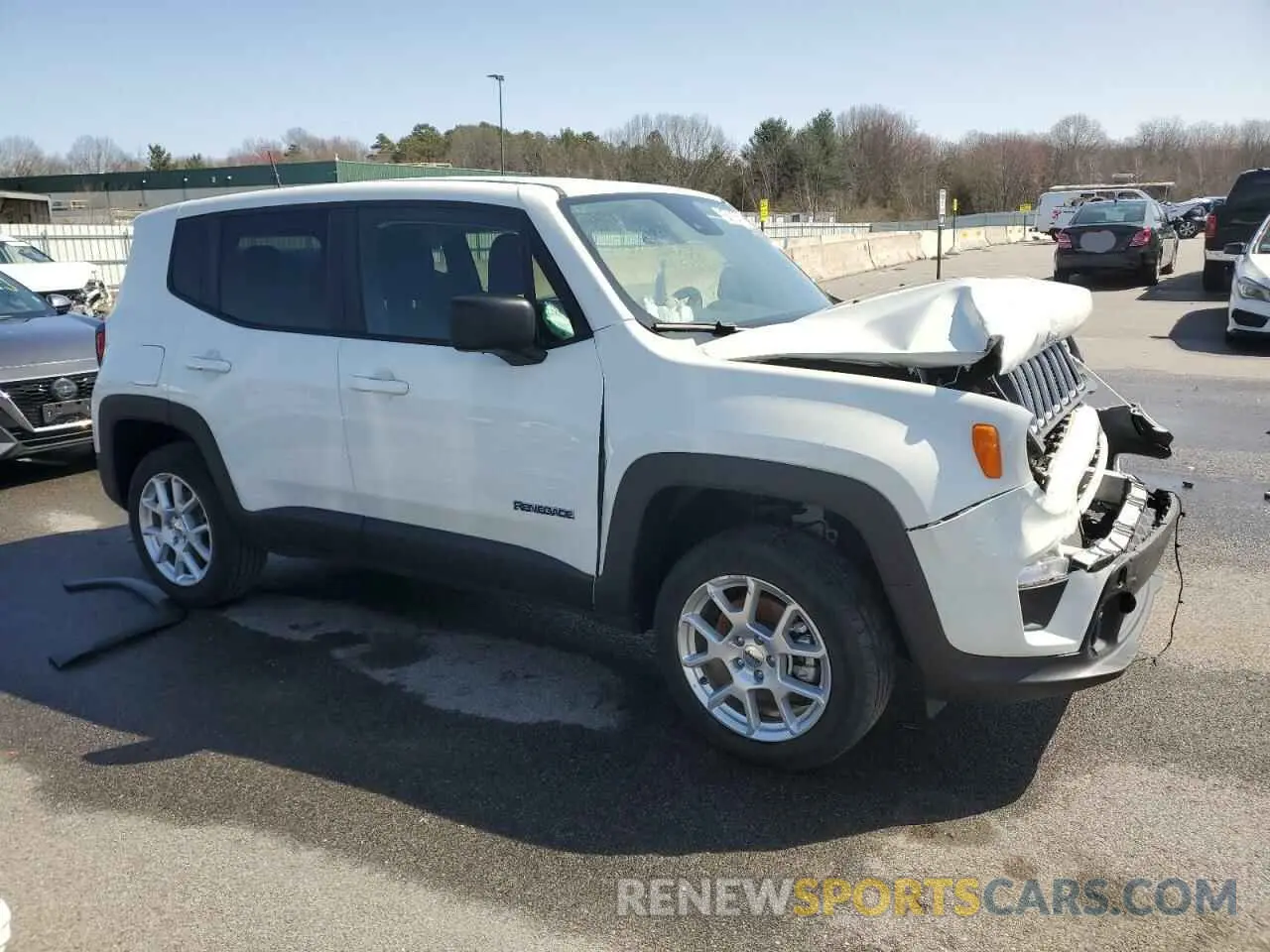 6 Photograph of a damaged car ZACNJDB15PPP69790 JEEP RENEGADE 2023