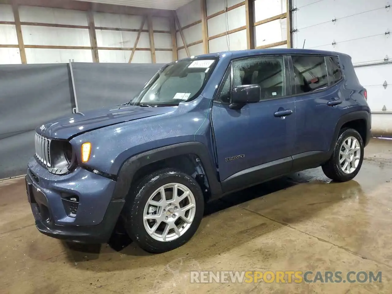 1 Photograph of a damaged car ZACNJDB16PPP68504 JEEP RENEGADE 2023