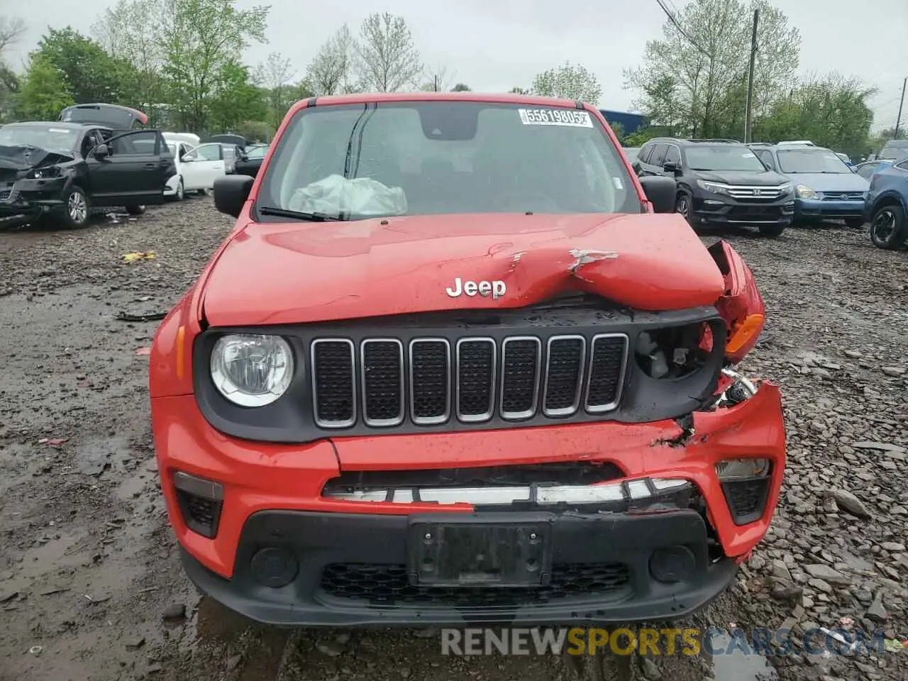 5 Photograph of a damaged car ZACNJDB16PPP68910 JEEP RENEGADE 2023