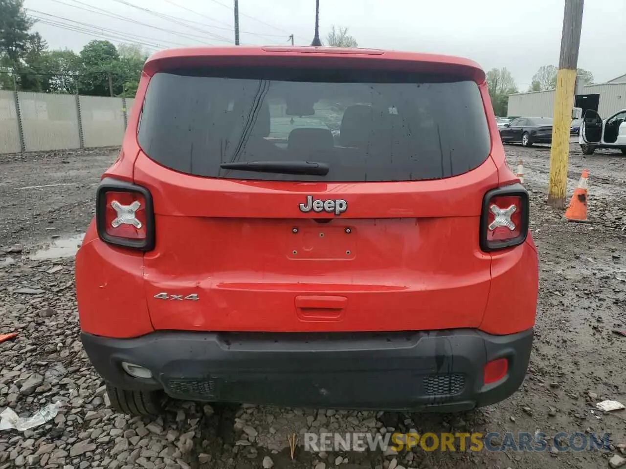 6 Photograph of a damaged car ZACNJDB16PPP68910 JEEP RENEGADE 2023