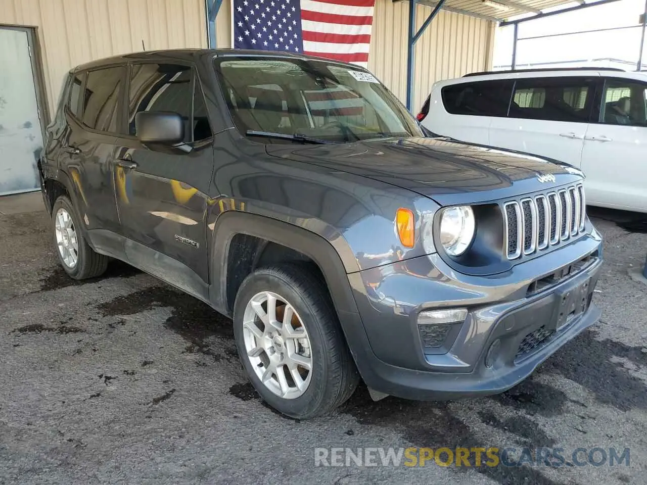 4 Photograph of a damaged car ZACNJDB17PPP20395 JEEP RENEGADE 2023